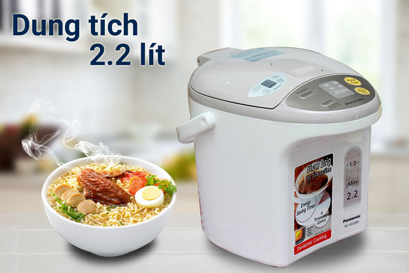 Bình thủy điện Panasonic NC-EG2200CSY 2.2 lít