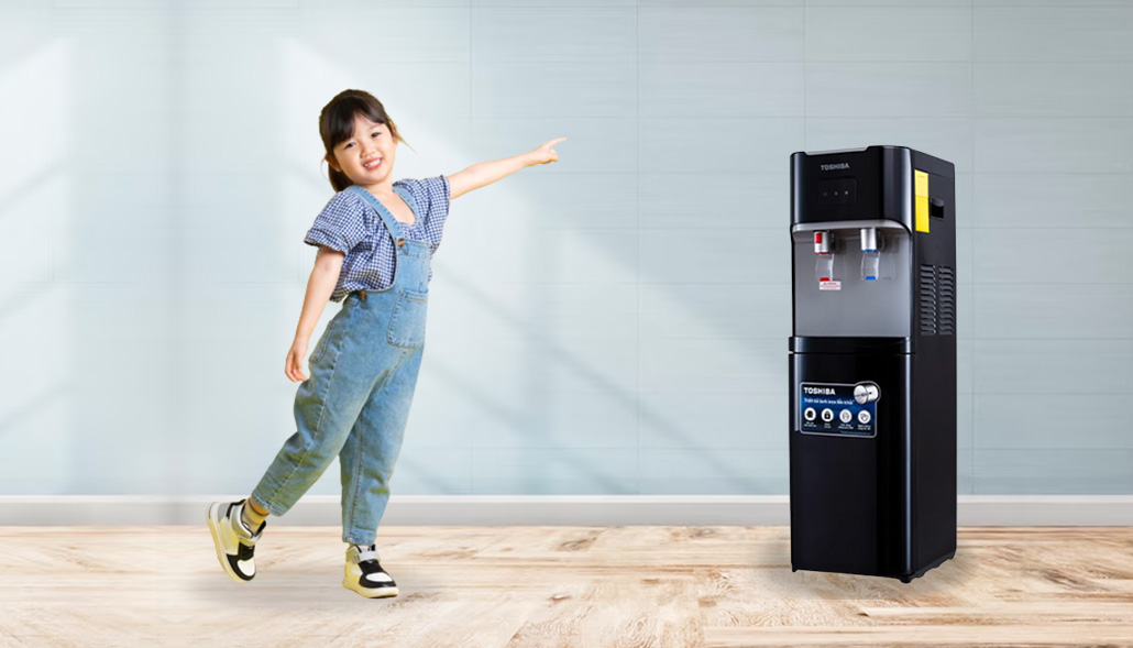Toshiba RWF-W1664TV (K1) trang bị khóa vòi nóng an toàn 