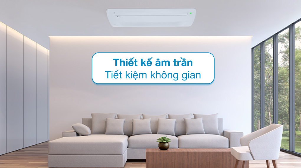 Máy lạnh âm trần 1 hướng LG Inverter 2 HP ZTNQ18GTLA0 - Thiết kế