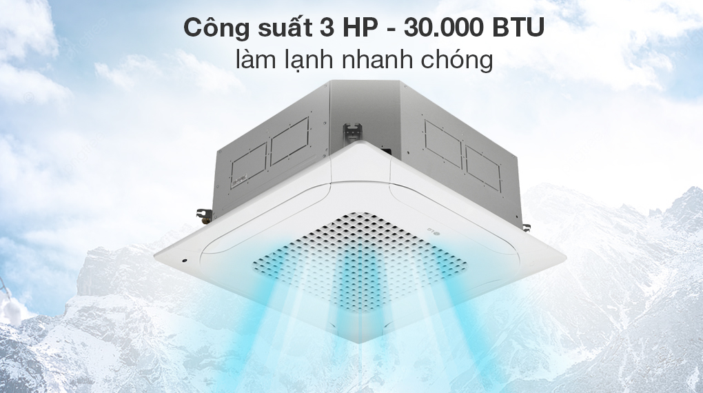 Máy lạnh âm trần LG Inverter 3 HP ZTNQ30GNLE0 - Công nghệ làm lạnh
