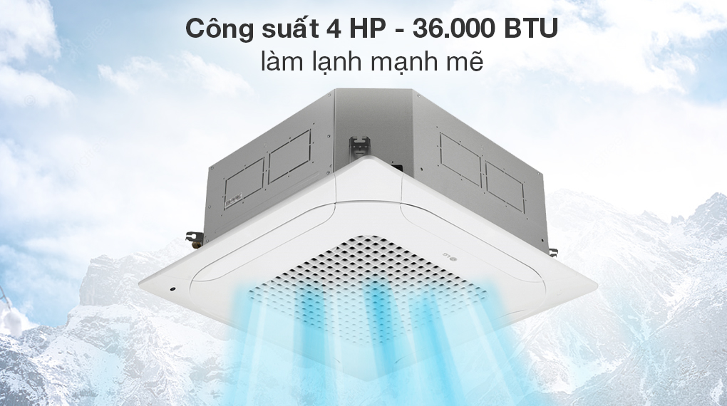 Máy lạnh âm trần LG Inverter 4 HP ZTNQ36LNLA0 (3 Pha) - Công nghệ làm lạnh