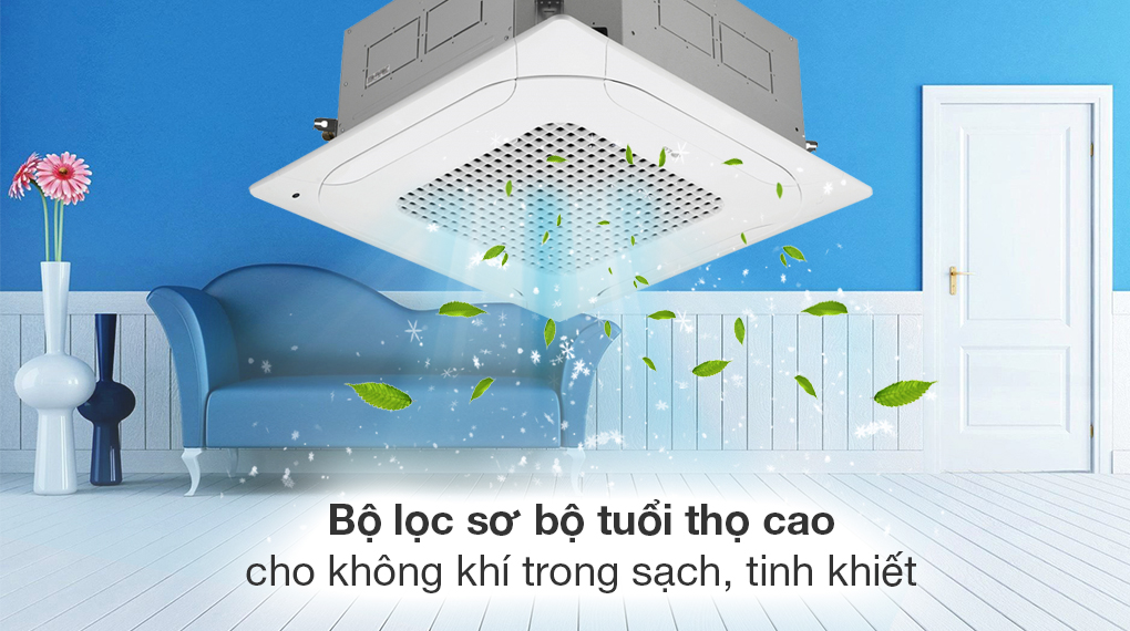 Máy lạnh âm trần LG Inverter 4 HP ZTNQ36LNLA0 (3 Pha) - Máy lạnh âm trần LG Inverter 4 HP ZTNQ36LNLA0 (3 Pha) - Khả năng lọc không khí 