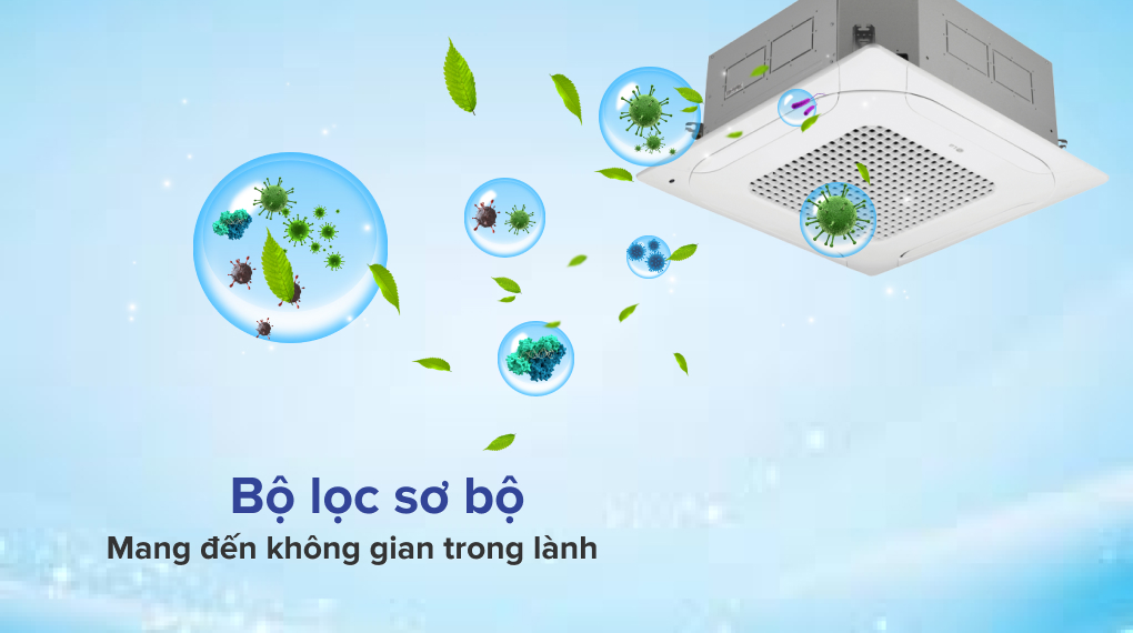 Máy lạnh âm trần LG Inverter 5 HP ZTNQ48GMLA0 - Bộ lọc sơ bộ