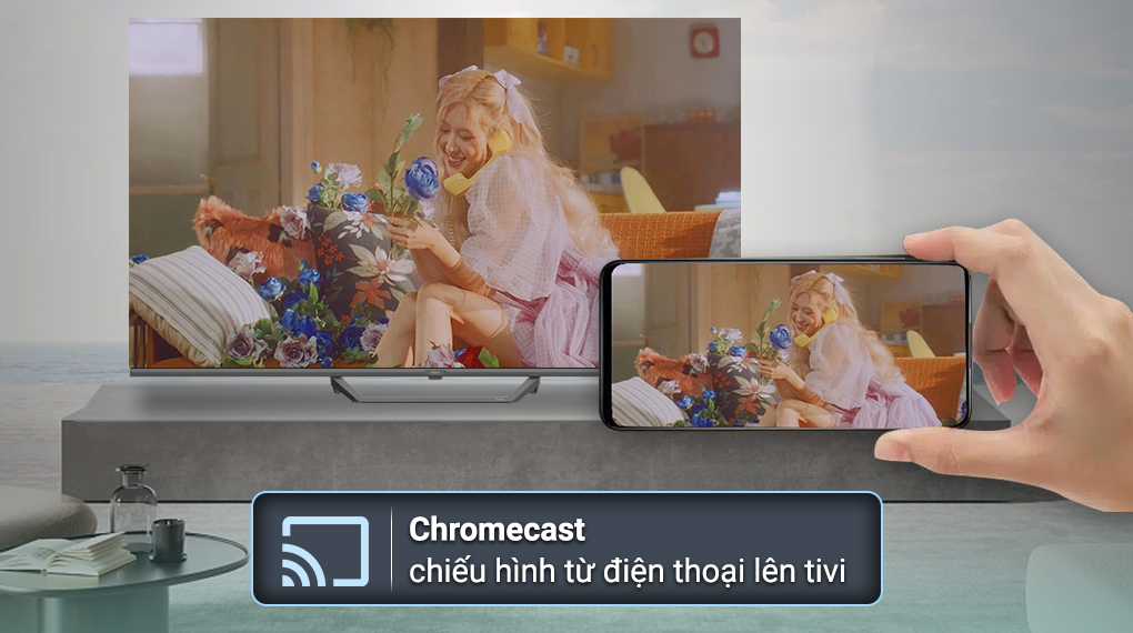 Google Tivi QLED Aqua 4K 43 inch AQT43S80EUX - Tiện ích