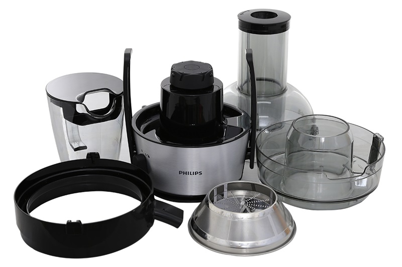 Công suất 700 W, lưỡi dao sắc bén, ép nhanh - Máy ép trái cây Philips HR1863