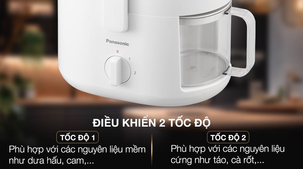 Điều khiển 2 tốc độ - Máy ép chậm Crystal ZZJ821ML