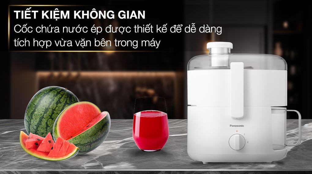 Tiết kiệm không gian - Máy ép chậm Crystal ZZJ821ML