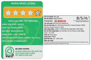 Máy giặt Bosch 10 kg WGG254A0SG