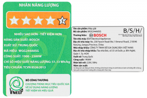 Máy giặt Bosch 9 kg WGG244A0SG