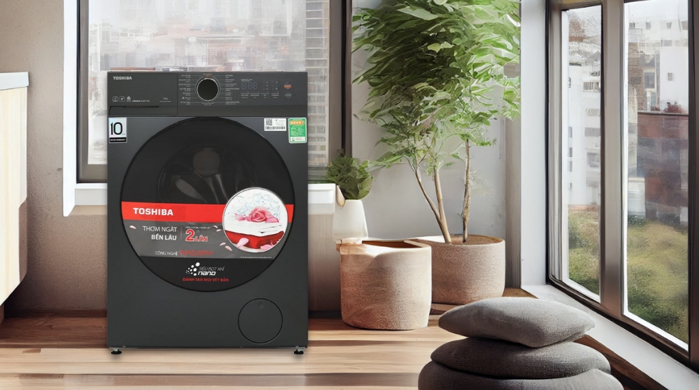 Máy giặt sấy Toshiba Inverter giặt 13 kg - sấy 8 kg TWD-T21BU140UWV(MG) - Thiết kế