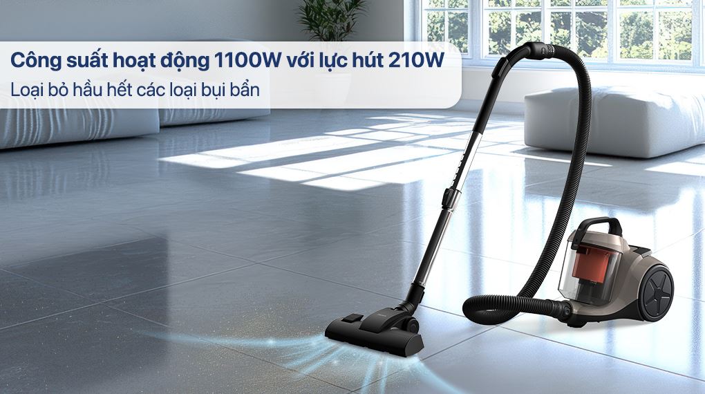Máy hút bụi dạng hộp Philips XB1012/10 - Công suất