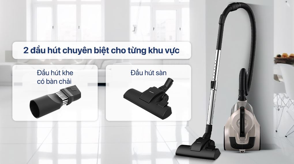 Máy hút bụi dạng hộp Philips XB1012/10 - Đầu hút