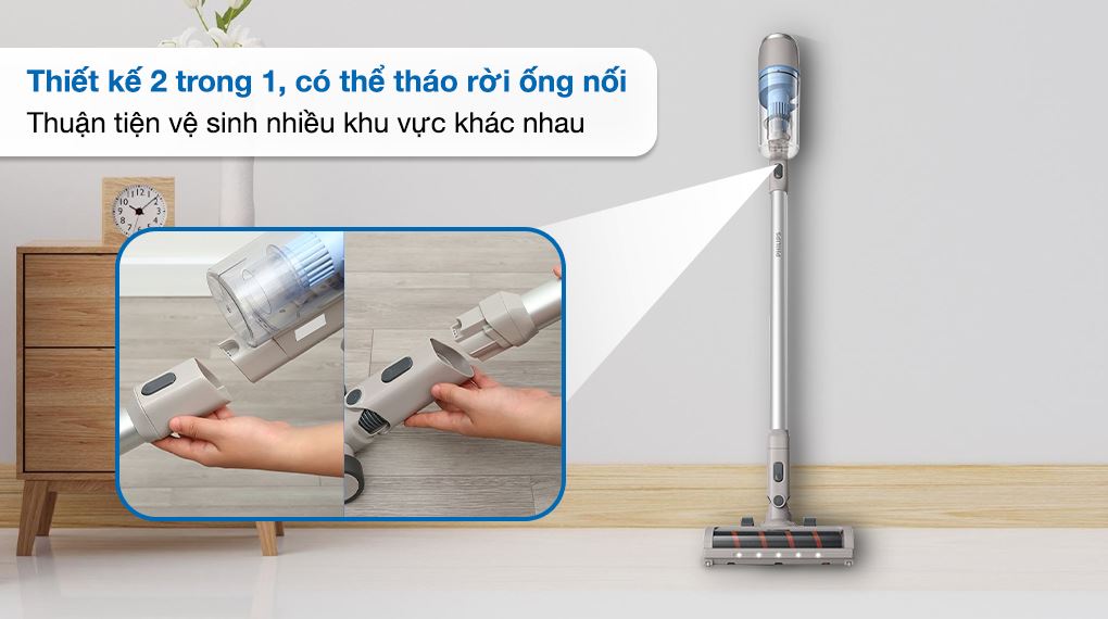 Máy hút bụi không dây Philips XC2011/01 - Thiết kế