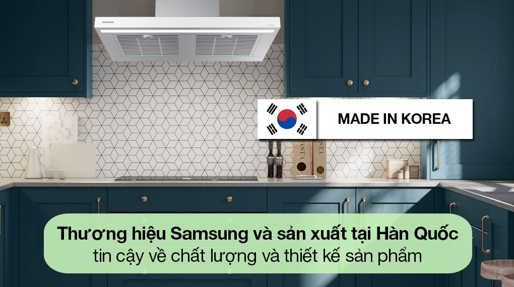 Máy hút mùi áp tường Samsung Bespoke NK36CB665WWHSV - Thương hiệu - Xuất xứ