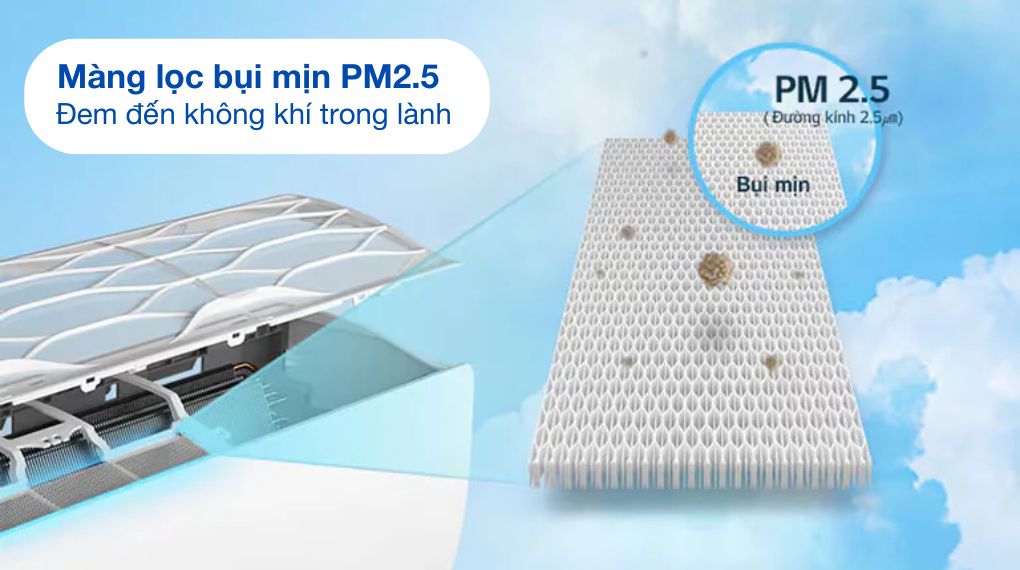Máy lạnh LG Inverter 1.5 HP IEC12M1 - Khả năng không khí