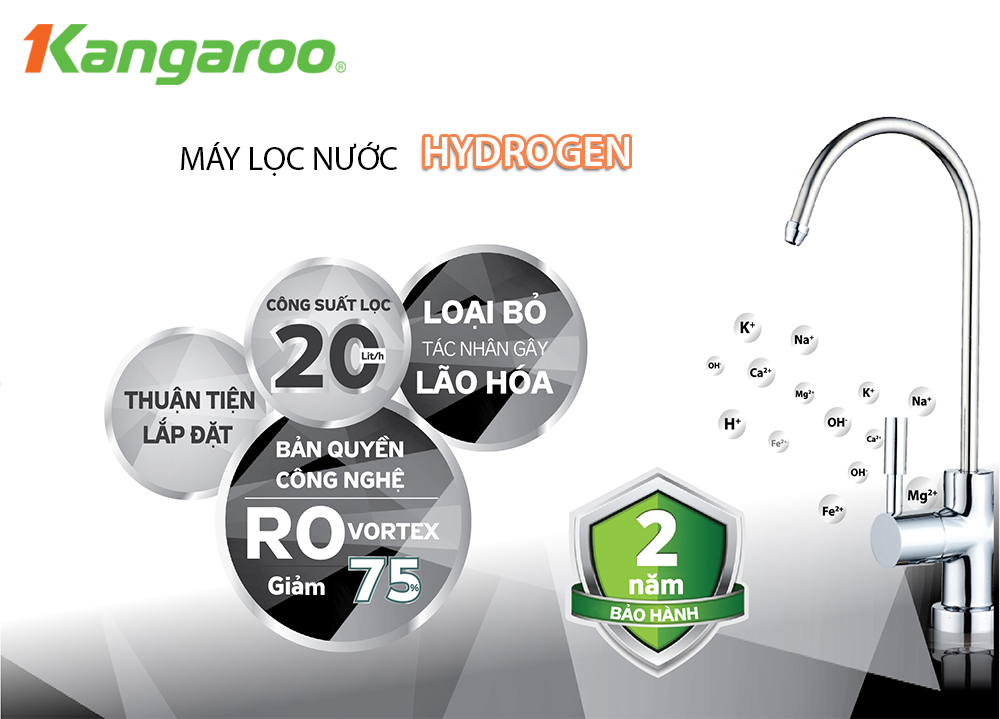 Máy lọc nước Hydrogen Kangaroo KG100HG