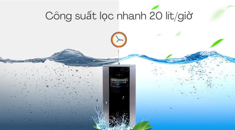 Công suất Máy lọc nước RO Hydrogen Kangaroo VTU KG100HA 9 lõi