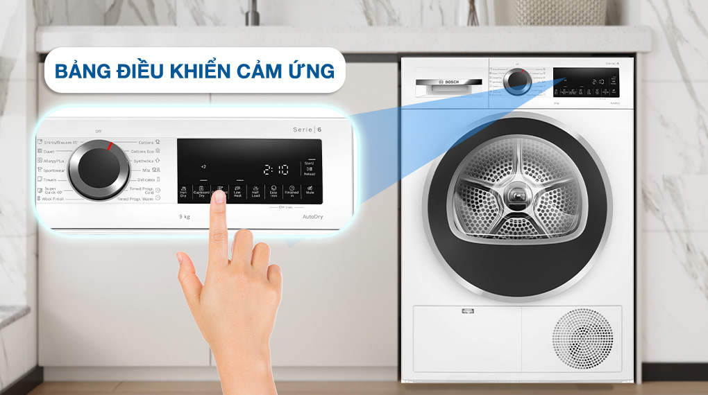Máy sấy ngưng tụ Bosch 9 kg WPG24100MY - Thiết kế