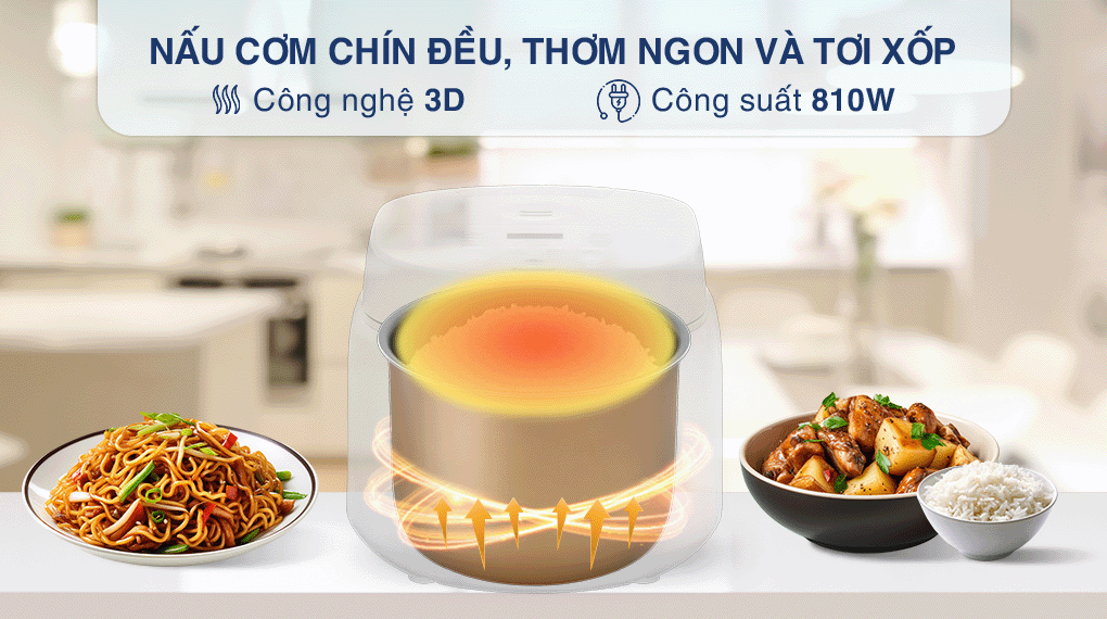 Nồi cơm điện tử Panasonic 1.8 lít SR-DL184WRA - Công nghệ nấu, công suất