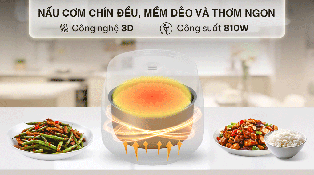 Nồi cơm điện tử Panasonic 1 lít SR-DL104WRA - Công nghệ nấu, công suất