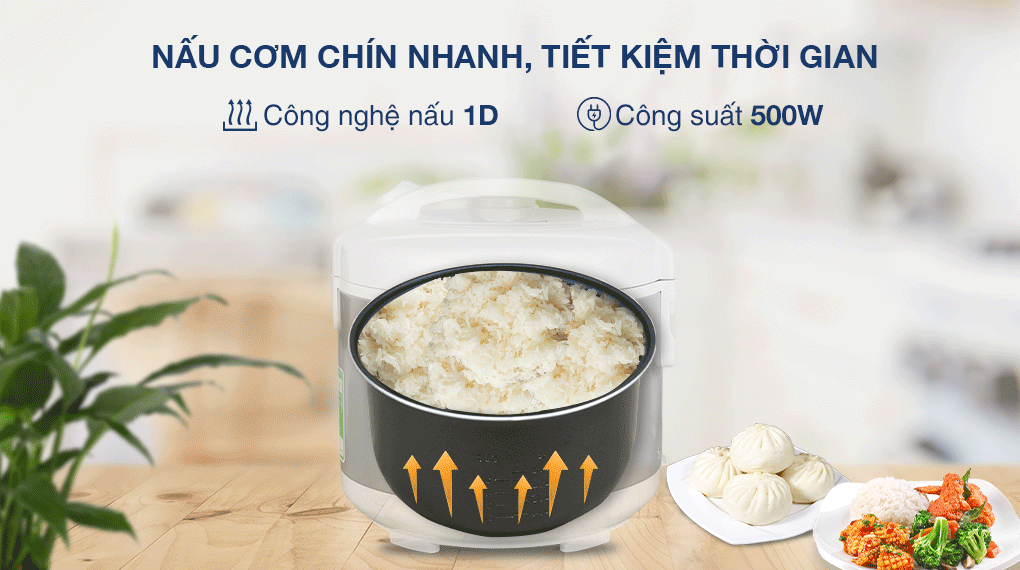 Nồi cơm nắp gài Panasonic 1 lít SR-MVN10LRAX - Công nghệ
