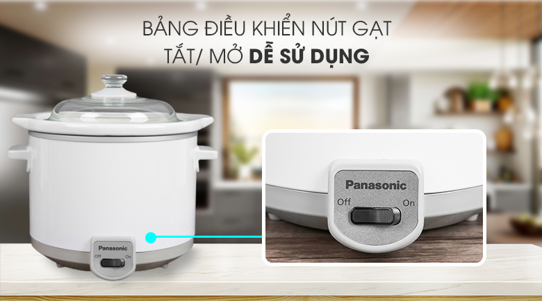 Bảng điều khiển - nồi nấu chậm Panasonic 1.5 lít NF-N15SRA