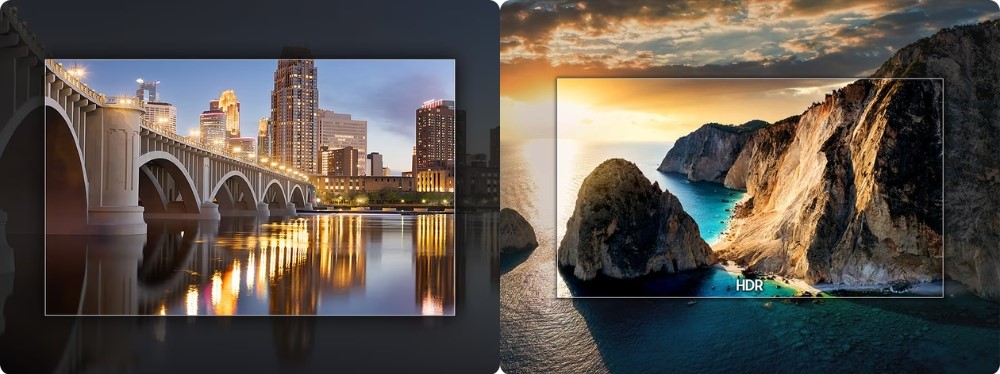 Công nghệ HDR và công nghệ Contrast Enhancer của Smart Tivi Samsung 4K 75 Inch UA75U8500F