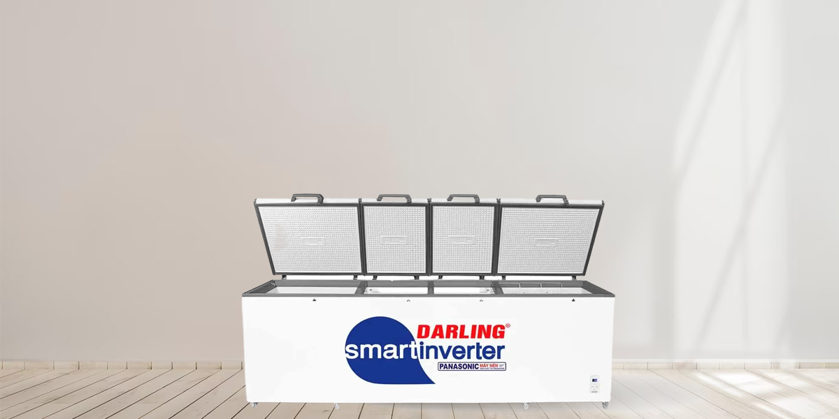 Tủ Đông Darling Inverter 2100 Lít DMF-1779AS có dung tích lớn