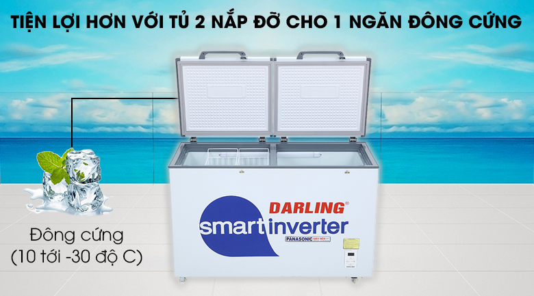 Tủ đông Darling Inverter 270 lít DMF-3799 ASI - Tủ đông 1 ngăn đông
