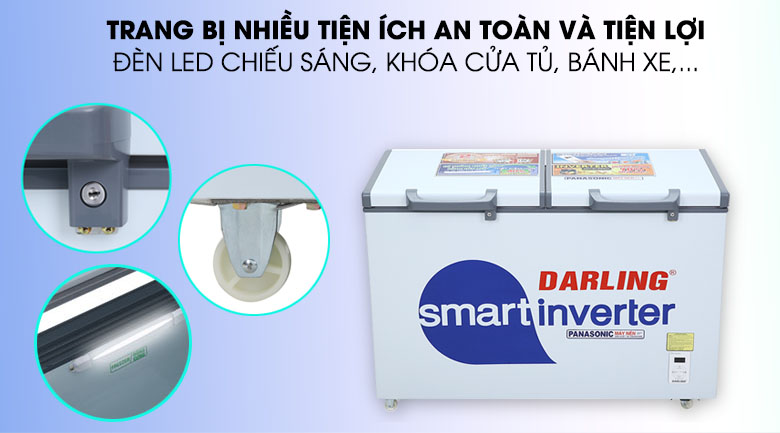 Tủ đông Darling Inverter 270 lít DMF-3799 ASI - Tiện ích khác đi kèm