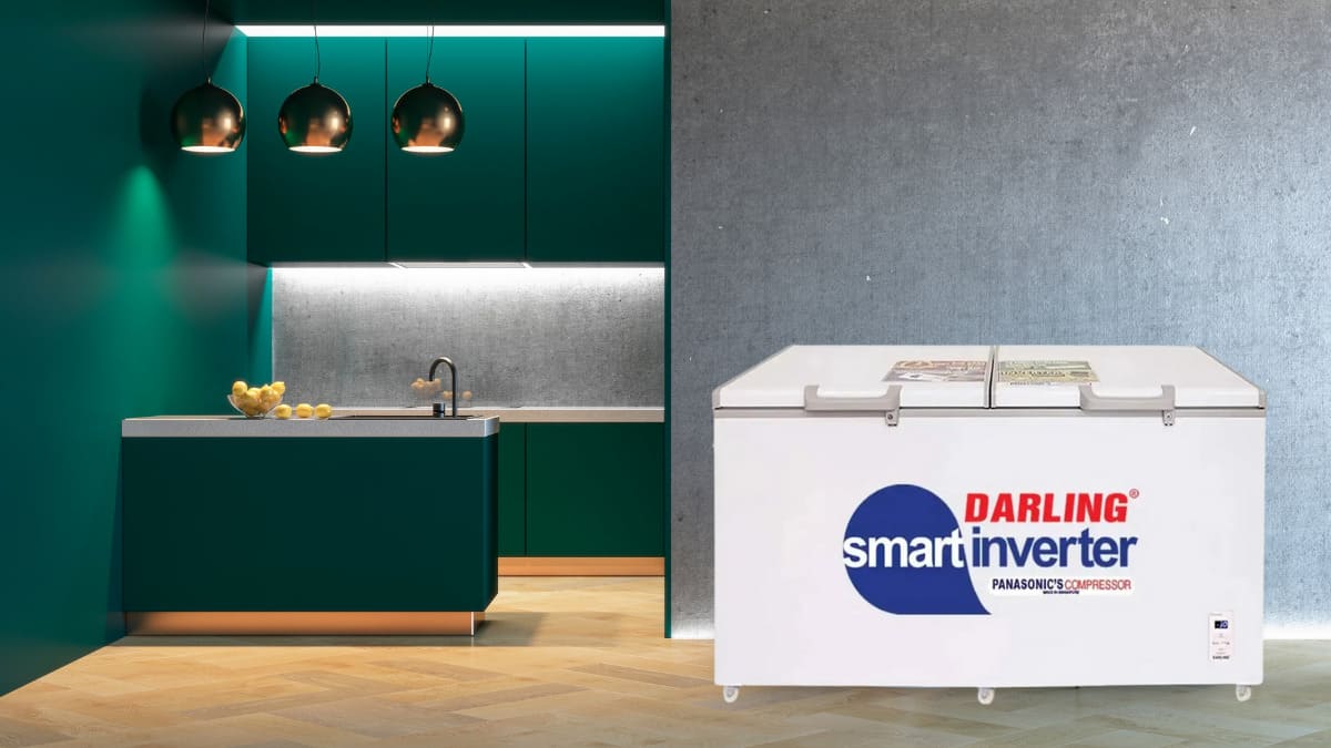 Tủ Đông Darling Inverter 870 Lít DMF-8779ASI sở hữu thiết kế tối giản