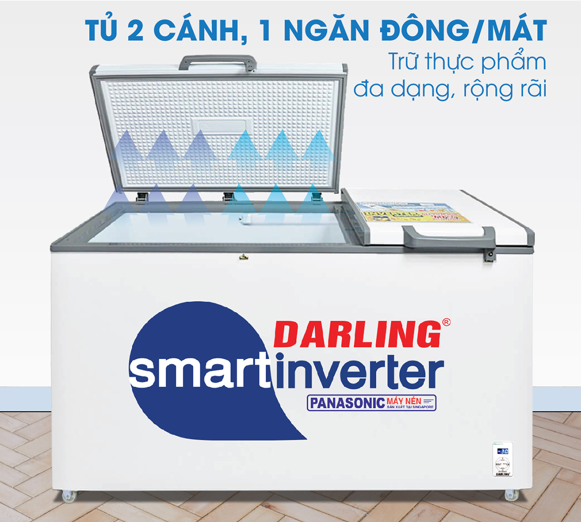 tủ đông darling