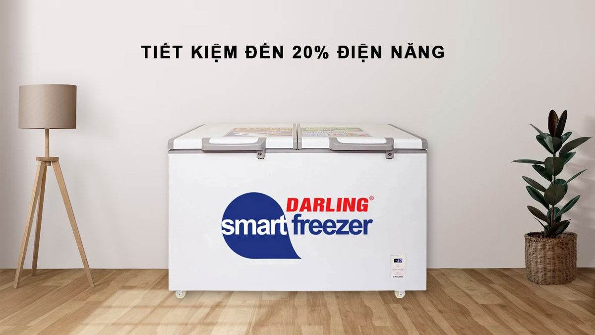 Tủ Đông Darling DMF-3699 WS-2 có khả năng tiết kiệm đến 20% điện năng
