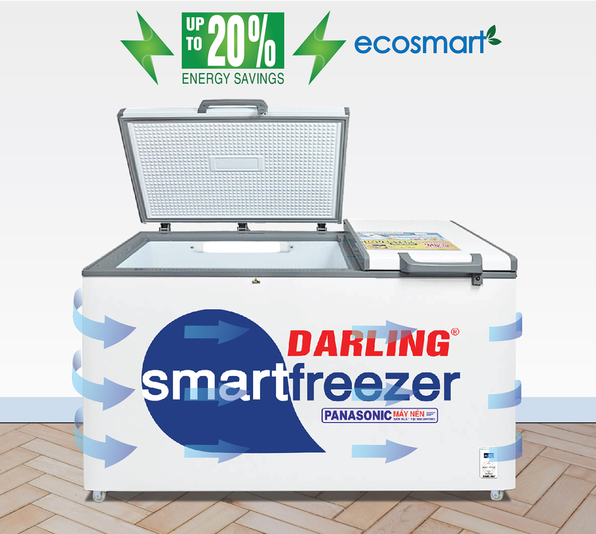 tủ đông smart 7699ws-2