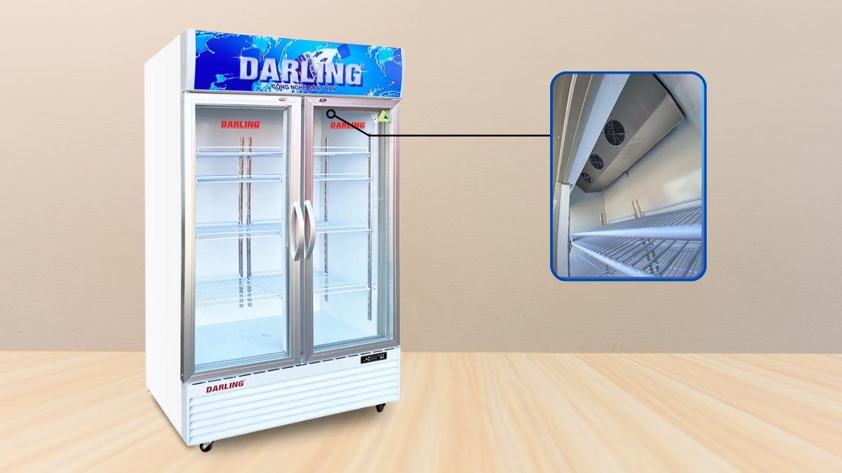 Quạt lồng sóc hỗ trợ phân tán hơi lạnh đồng đều