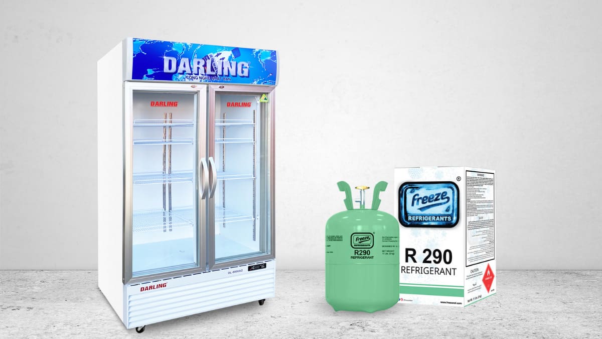 Gas R290 hỗ trợ tủ mát làm lạnh nhanh, tiết kiệm điện
