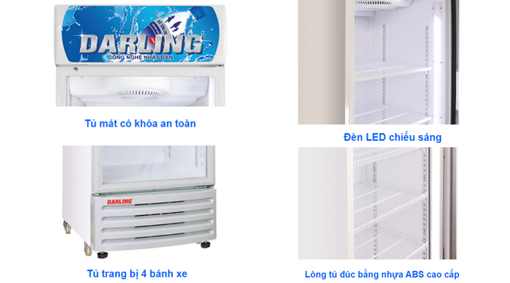 Tổng quan tủ mát Darling