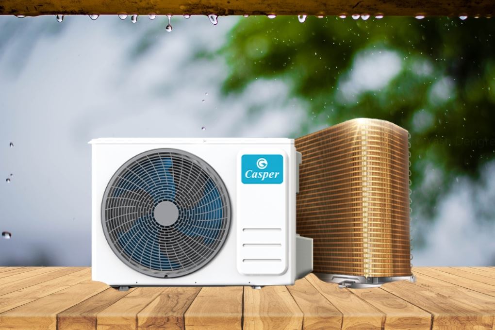Máy lạnh 2 chiều Casper Inverter 1 HP QH-09IU36A - Dàn nóng