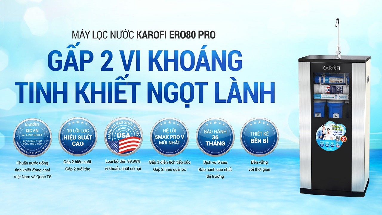 Máy lọc nước Ro Karofi 