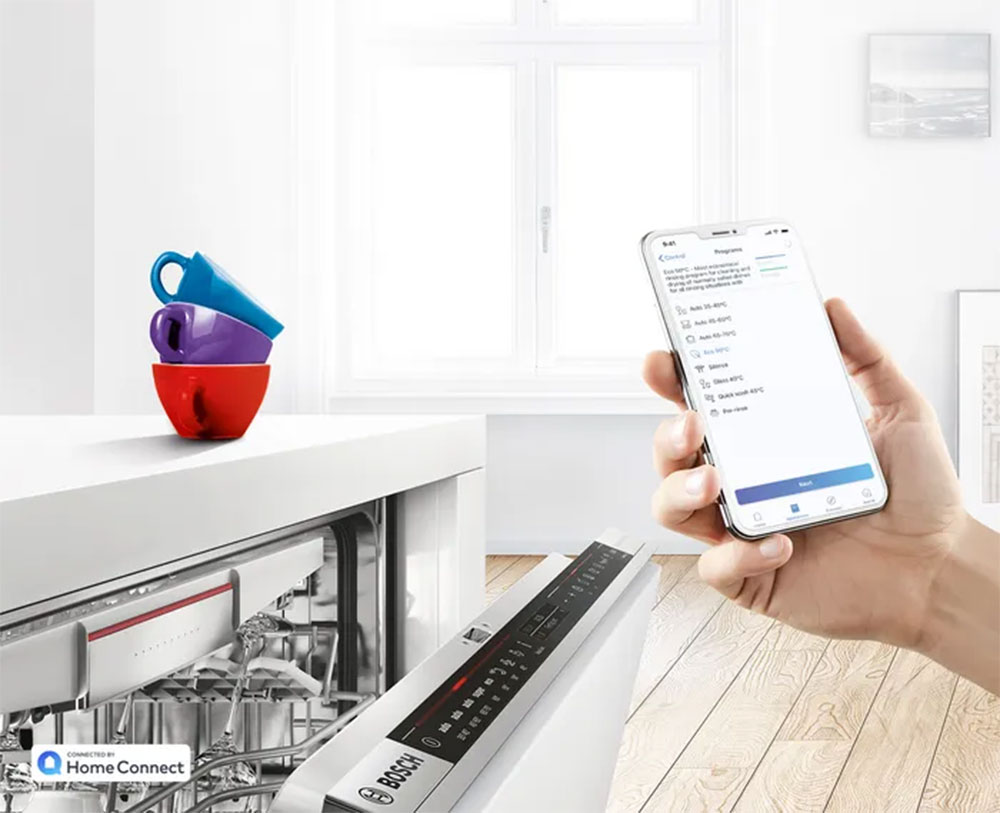 Điều khiển từ xa qua smartphone nhờ kết nối Home Connect