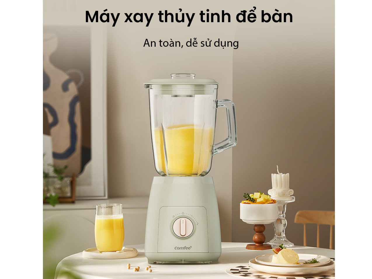 Máy xay sinh tố Comfee CBL-60GGKDB0