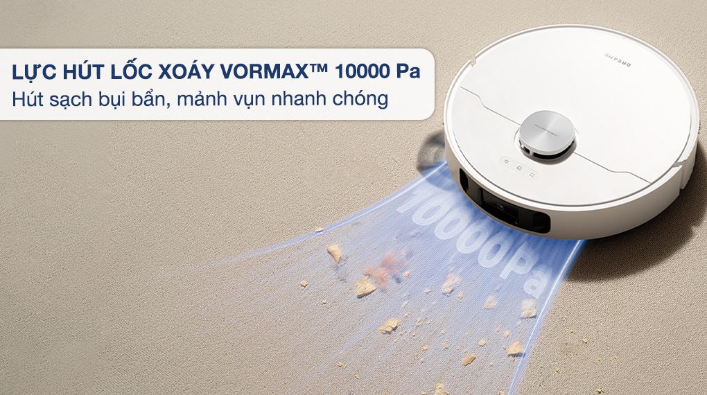 Lực hút lốc xoáy Vormax™ - Robot hút bụi lau nhà Dreame L10S Ultra Gen 2.0
