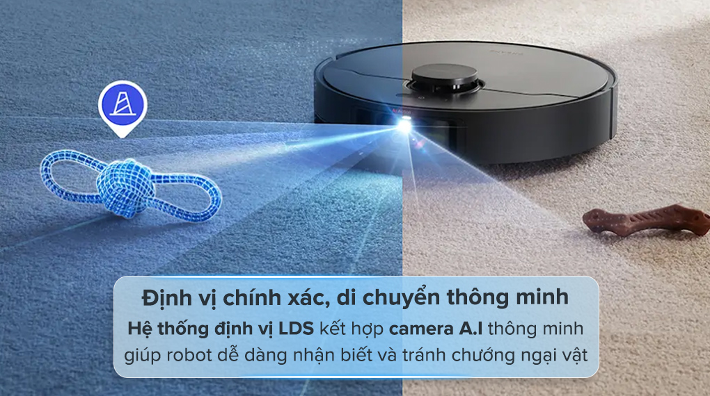Robot hút bụi lau nhà Dreame X40 Ultra - Hệ thống định vị