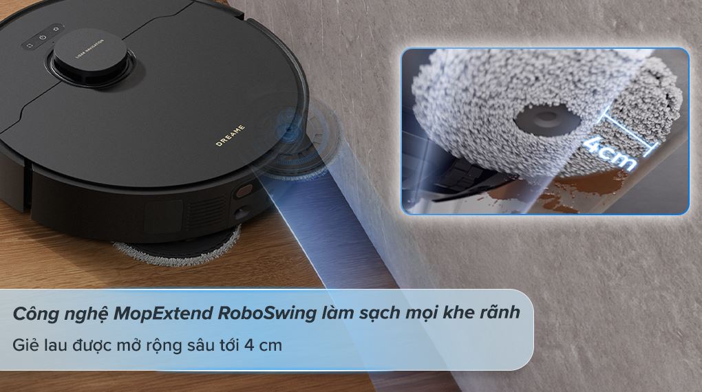 Công nghệ MopExtend RoboSwing - Robot hút bụi lau nhà Dreame X40 Ultra