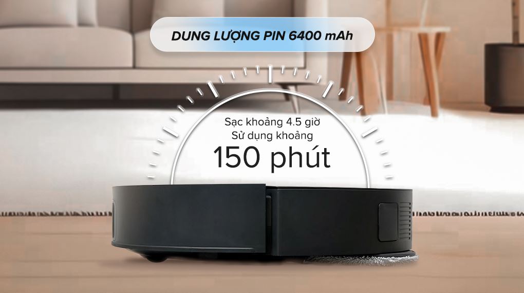 Dung lượng pin - Robot hút bụi lau nhà Dreame X50 Ultra