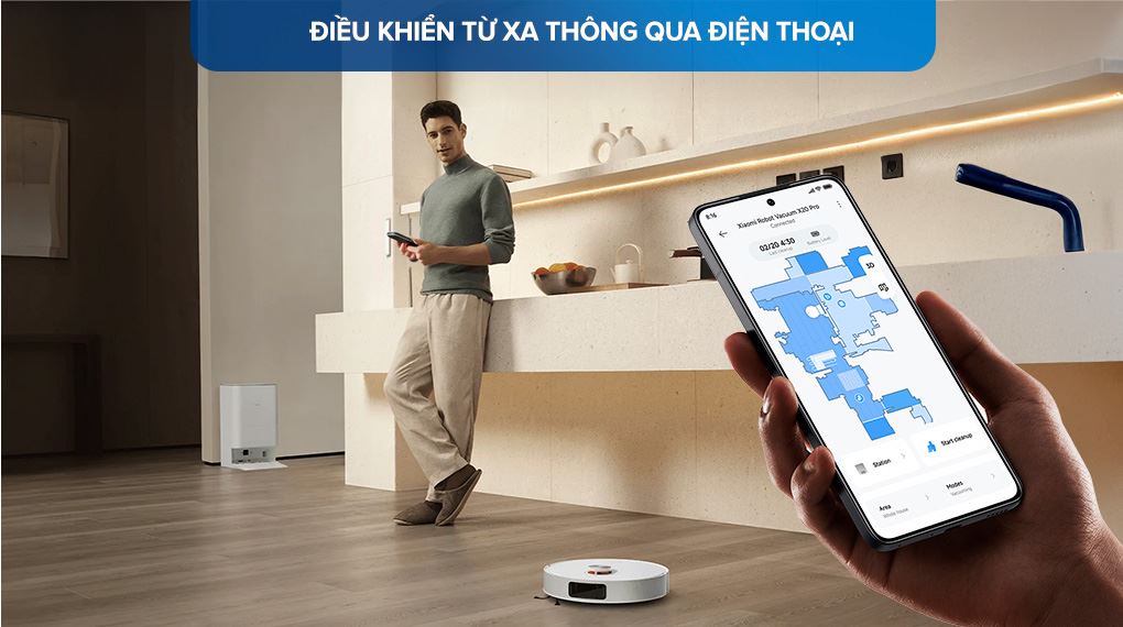 Robot hút bụi lau nhà Xiaomi X20 Pro