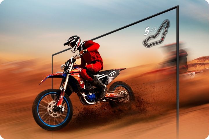 Công nghệ Motion Xcelerator mang đến hình ảnh sắc nét 