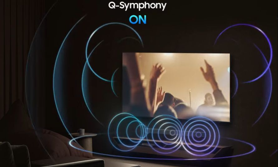 Công nghệ Q-Symphony mang đến luồng âm chất sống động 