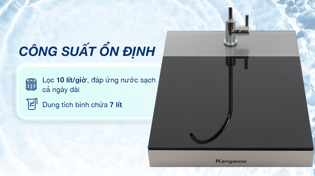 Máy lọc nước RO Kangaroo KG12NA 12 lõi - Công suất
