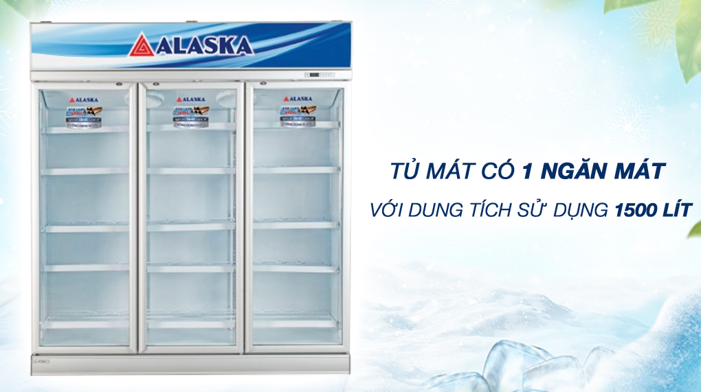 Tủ mát Alaska 1500 lít LC-1500C3 - Thiết kế